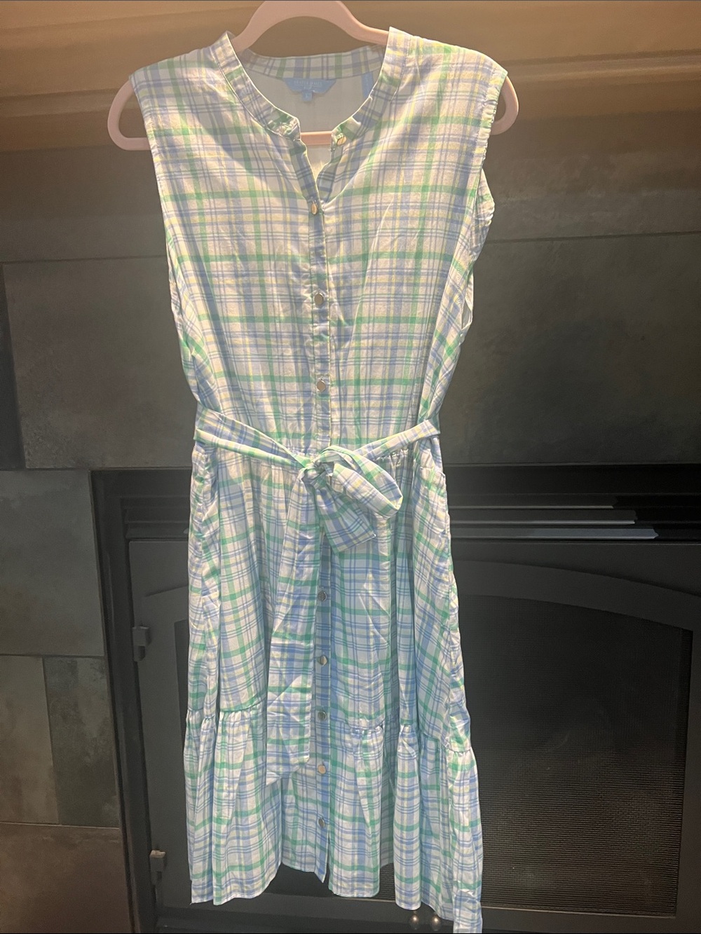 Draper James plaid summer dress - EUC